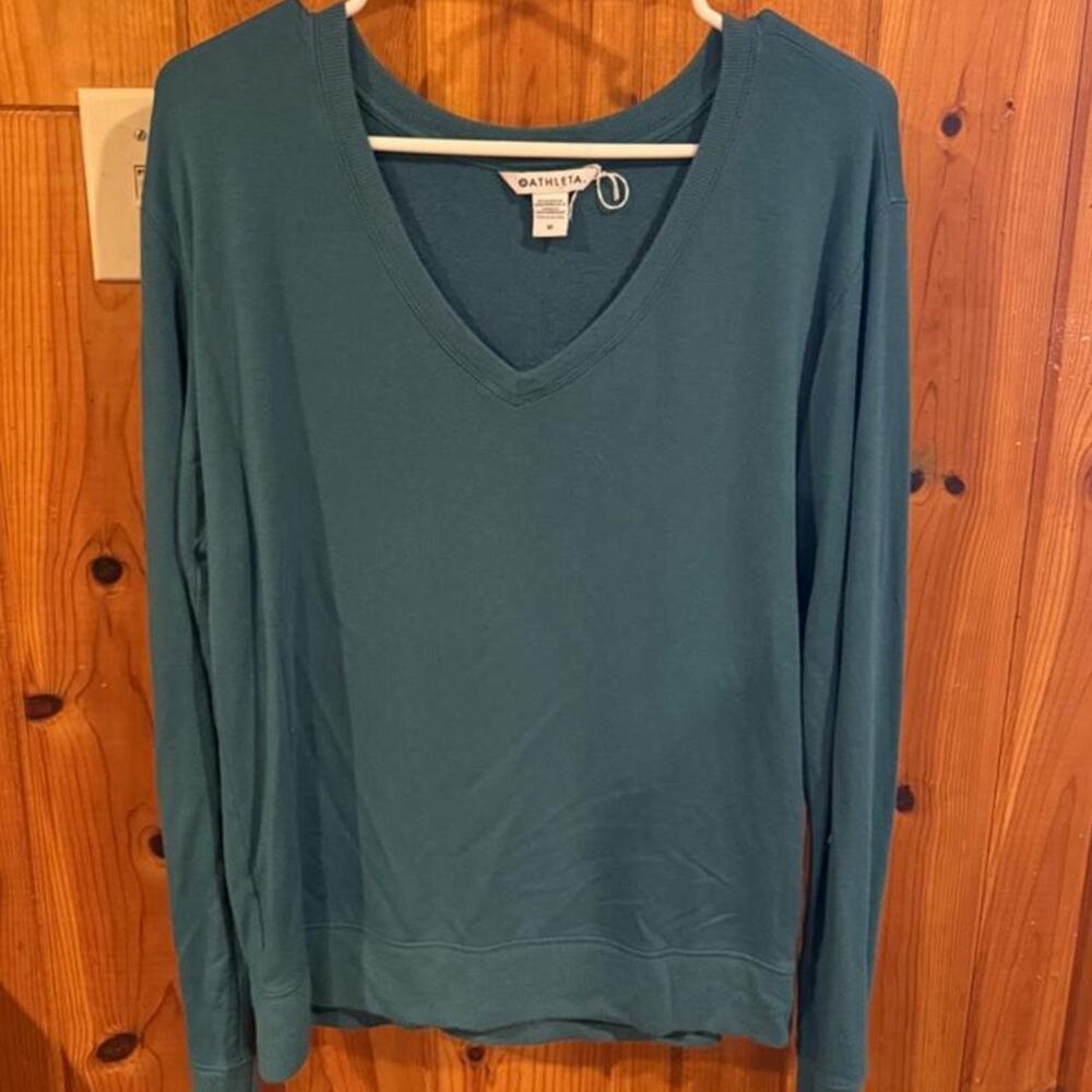 Teal long sleeve shirt